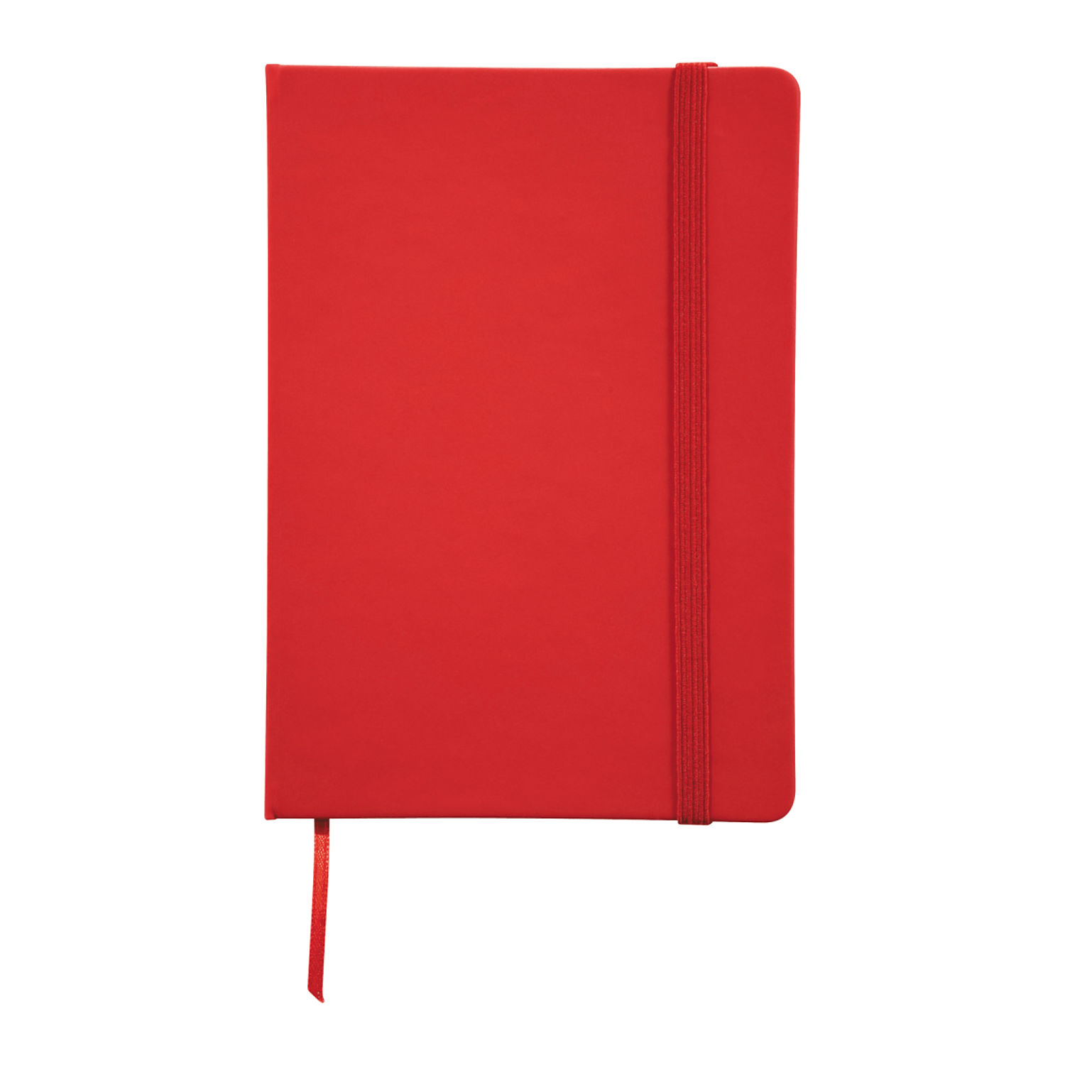 5in x 7in Mix Snap Elastic Closure Notebook in Red