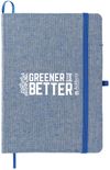 An image of a Custom 5in x 7in Recycled Cotton Bound Notebook!