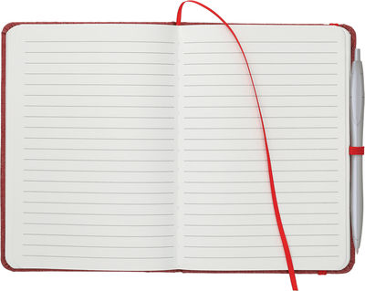 An image of a Custom 5in x 7in Recycled Cotton Bound Notebook!