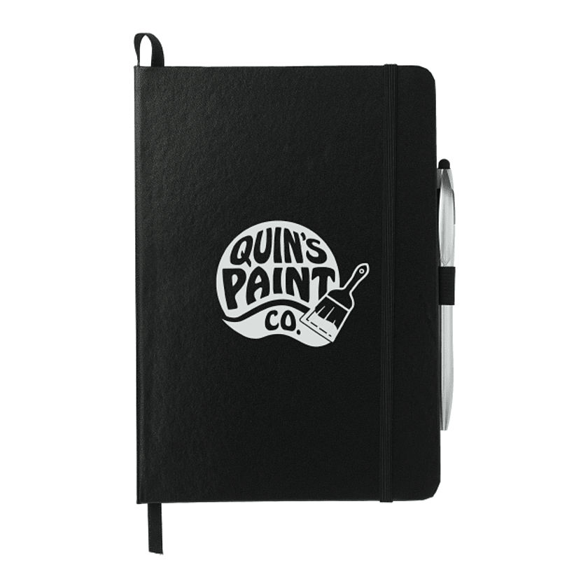 6" x 8.5" Crown Journal with Pen Stylus