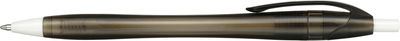 Am image of a Custom Recycled PET Cougar Ballpoint Pen in Black!