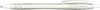 Am image of a Custom Recycled PET Cougar Ballpoint Pen in Clear!