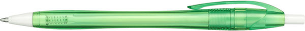 Am image of a Custom Recycled PET Cougar Ballpoint Pen in Green!