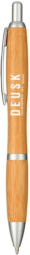 An image of a Custom Bamboo Nash Ballpoint Pen!