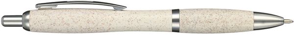 Am image of a Custom Nash Wheat Straw Ballpoint in White (WH)!