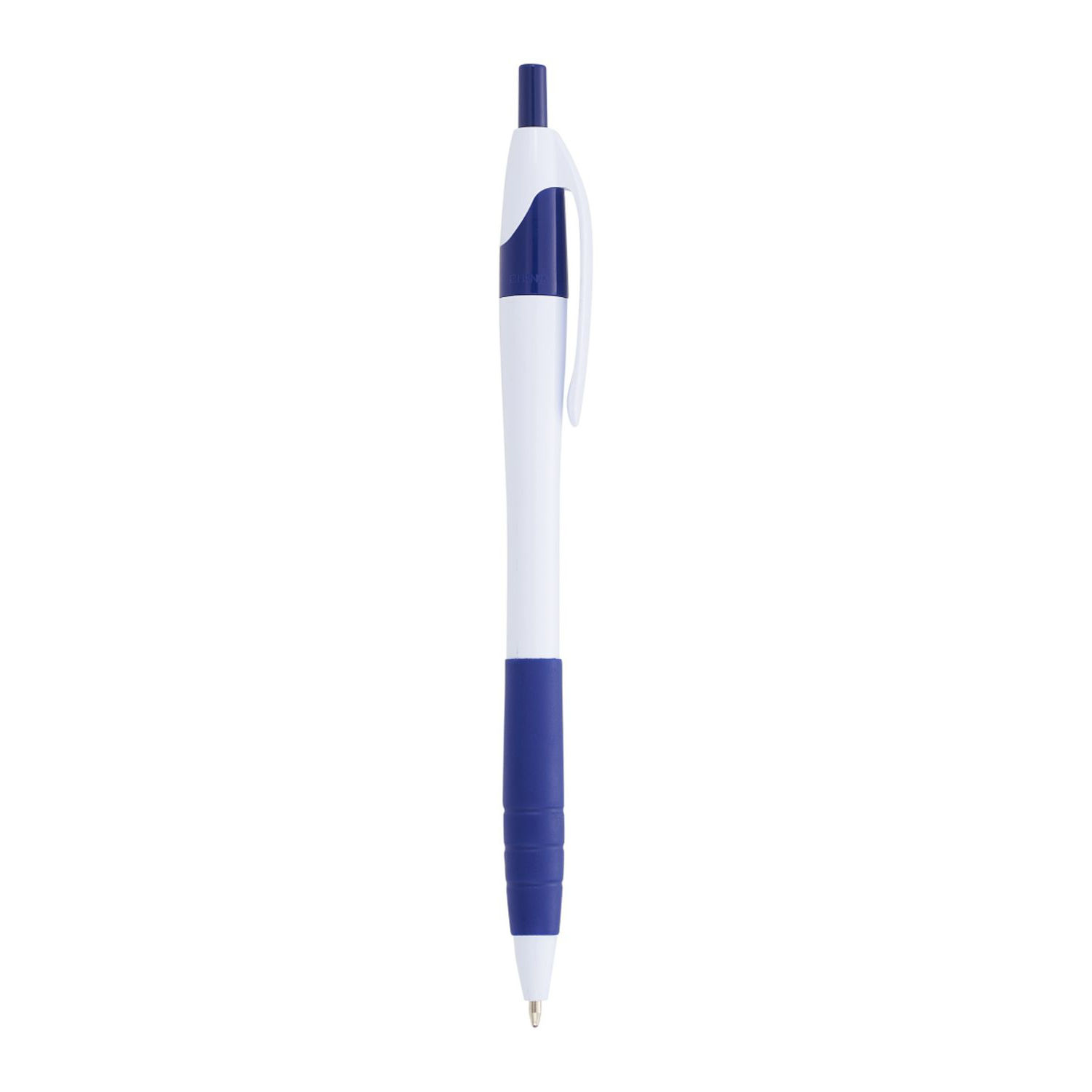 Cougar Rubber Grip Ballpoint Pen in Wblue