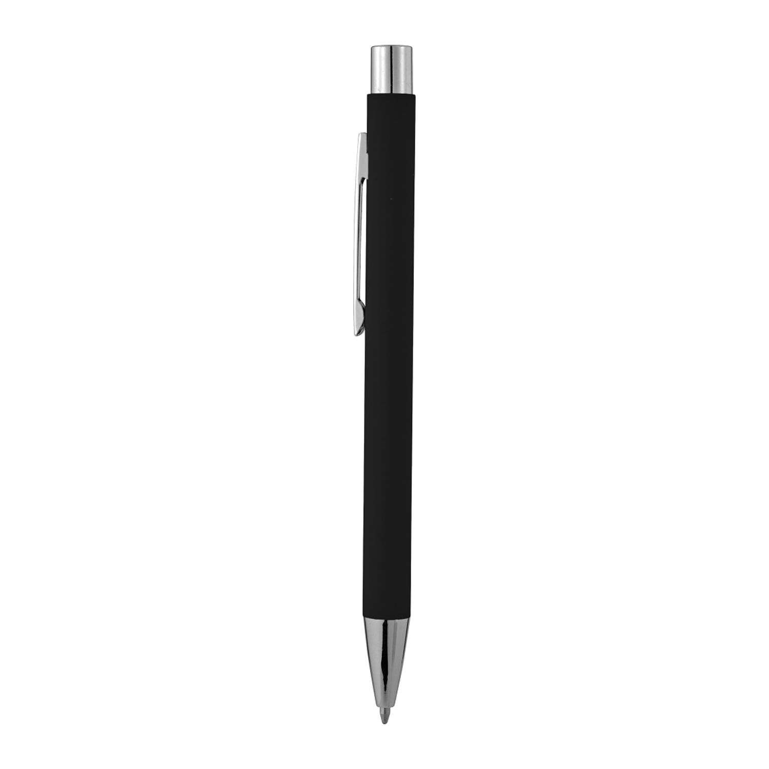 The Maven Soft Touch Metal Pen in Black
