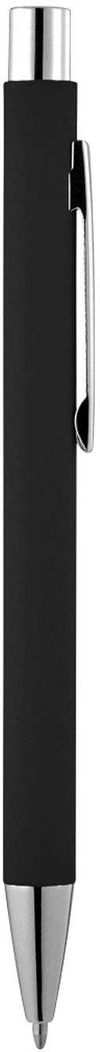 Am image of a Custom The Maven Soft Touch Metal Pen in Black!