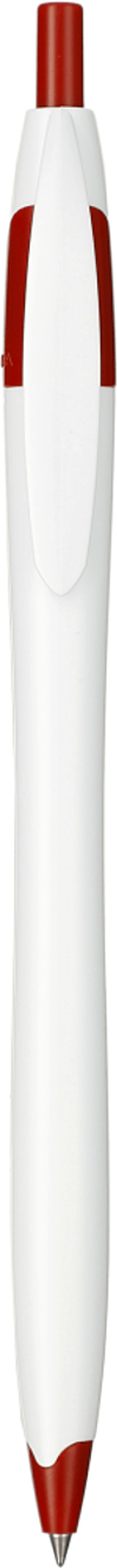 Am image of a Custom Cougar Gel Pen in White w/ Red Trim!