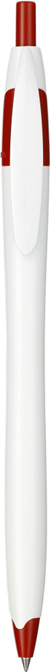 Am image of a Custom Cougar Gel Pen in White w/ Red Trim!