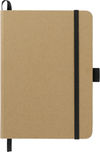 Am image of a Custom 5in x 7in FSC Mix Bound Notebook in Black!