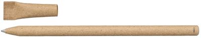 Am image of a Custom Eco Recycled Gel Paper Pen in Natural!