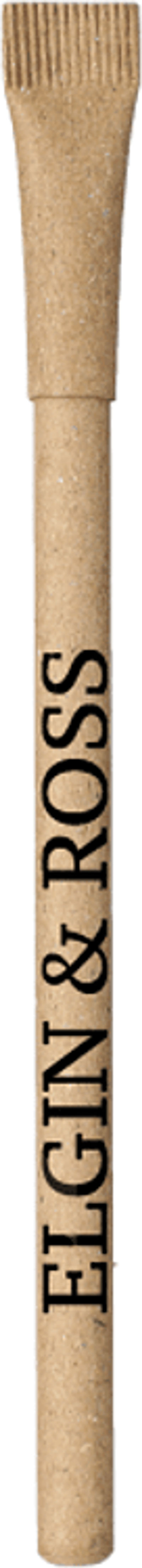 An image of a Custom Eco Recycled Gel Paper Pen!