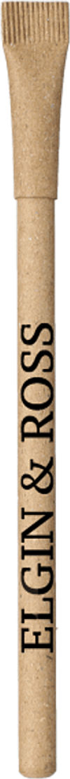 An image of a Custom Eco Recycled Gel Paper Pen!