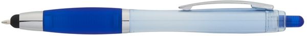 Am image of a Custom Nash RPET Gel Stylus Pen in Blue!