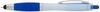 Am image of a Custom Nash RPET Gel Stylus Pen in Blue!