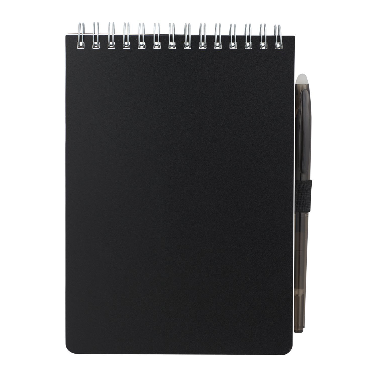 5” x 7” Mineral Stone Field Reporter Notebook with Pen in Black
