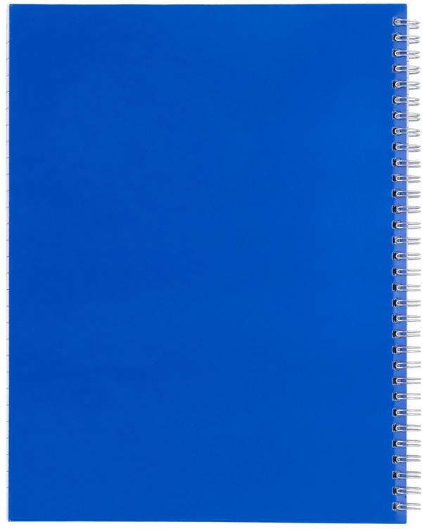 Am image of a Custom 8.5 x 11 in FSC Mix Remark 1 Subject Notebook in Blue!