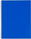 Am image of a Custom 8.5 x 11 Remark FSC Recycled 5 subject Notebook in Blue!