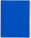 Am image of a Custom 8.5 x 11 Remark FSC Recycled 5 subject Notebook in Blue!