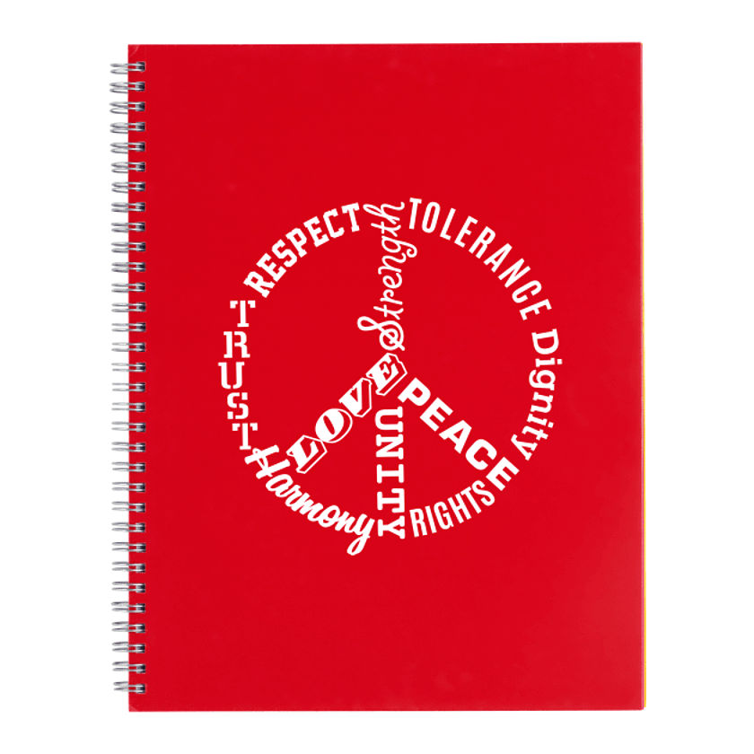 8.5 x 11 Remark FSC Recycled 5 subject Notebook