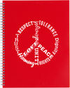 An image of a Custom 8.5 x 11 Remark FSC Recycled 5 subject Notebook!