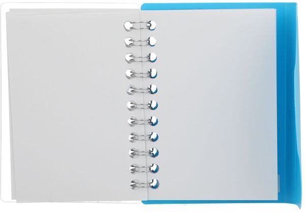 An image of a Custom 3.4 x 4.5 in FSC Recycled Post Spiral Notebook!