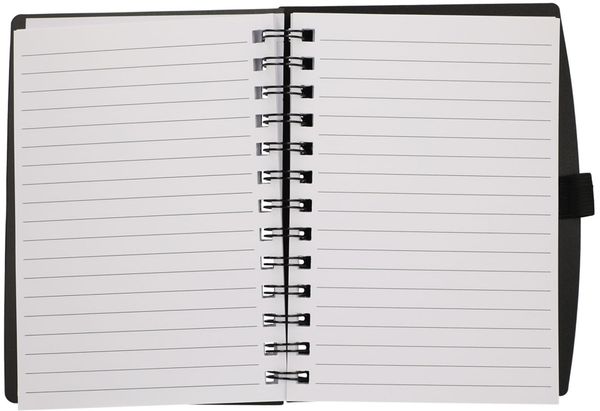 An image of a Custom 5.5 x 7 in FSC Recycled Coordinator Spiral Notebook!