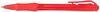 Am image of a Custom Slim Recycled ABS Gel Pen in Red!