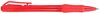 Am image of a Custom Slim Recycled ABS Gel Pen in Red!