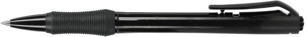 Am image of a Custom Slim Recycled ABS Gel Pen in Black!