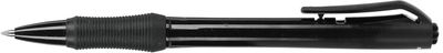 Am image of a Custom Slim Recycled ABS Gel Pen in Black!