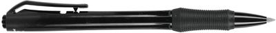 Am image of a Custom Slim Recycled ABS Gel Pen in Black!