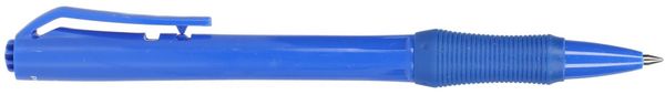 Am image of a Custom Slim Recycled ABS Gel Pen in Blue!