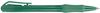Am image of a Custom Slim Recycled ABS Gel Pen in Green!