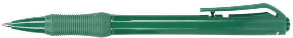 Am image of a Custom Slim Recycled ABS Gel Pen in Green!