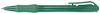 Am image of a Custom Slim Recycled ABS Gel Pen in Green!