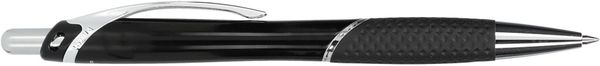 Am image of a Custom Pivot Recycled ABS Gel Pen in Black!