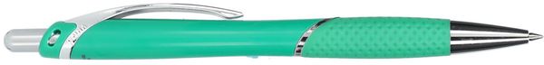 Am image of a Custom Pivot Recycled ABS Gel Pen in Green!