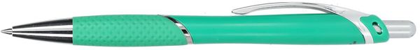 Am image of a Custom Pivot Recycled ABS Gel Pen in Green!