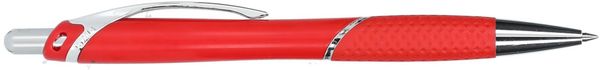 Am image of a Custom Pivot Recycled ABS Gel Pen in Red!