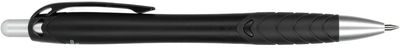 Am image of a Custom Incline Recycled ABS Gel Pen in Black!