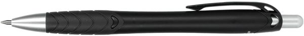 Am image of a Custom Incline Recycled ABS Gel Pen in Black!