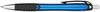 Am image of a Custom Incline Recycled ABS Gel Pen in Blue!