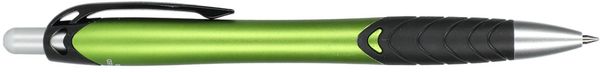 Am image of a Custom Incline Recycled ABS Gel Pen in Green!