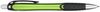 Am image of a Custom Incline Recycled ABS Gel Pen in Green!