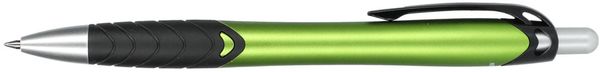 Am image of a Custom Incline Recycled ABS Gel Pen in Green!