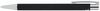 Am image of a Custom Maxi Recycled Aluminum Soft Touch Gel Pen in Black!