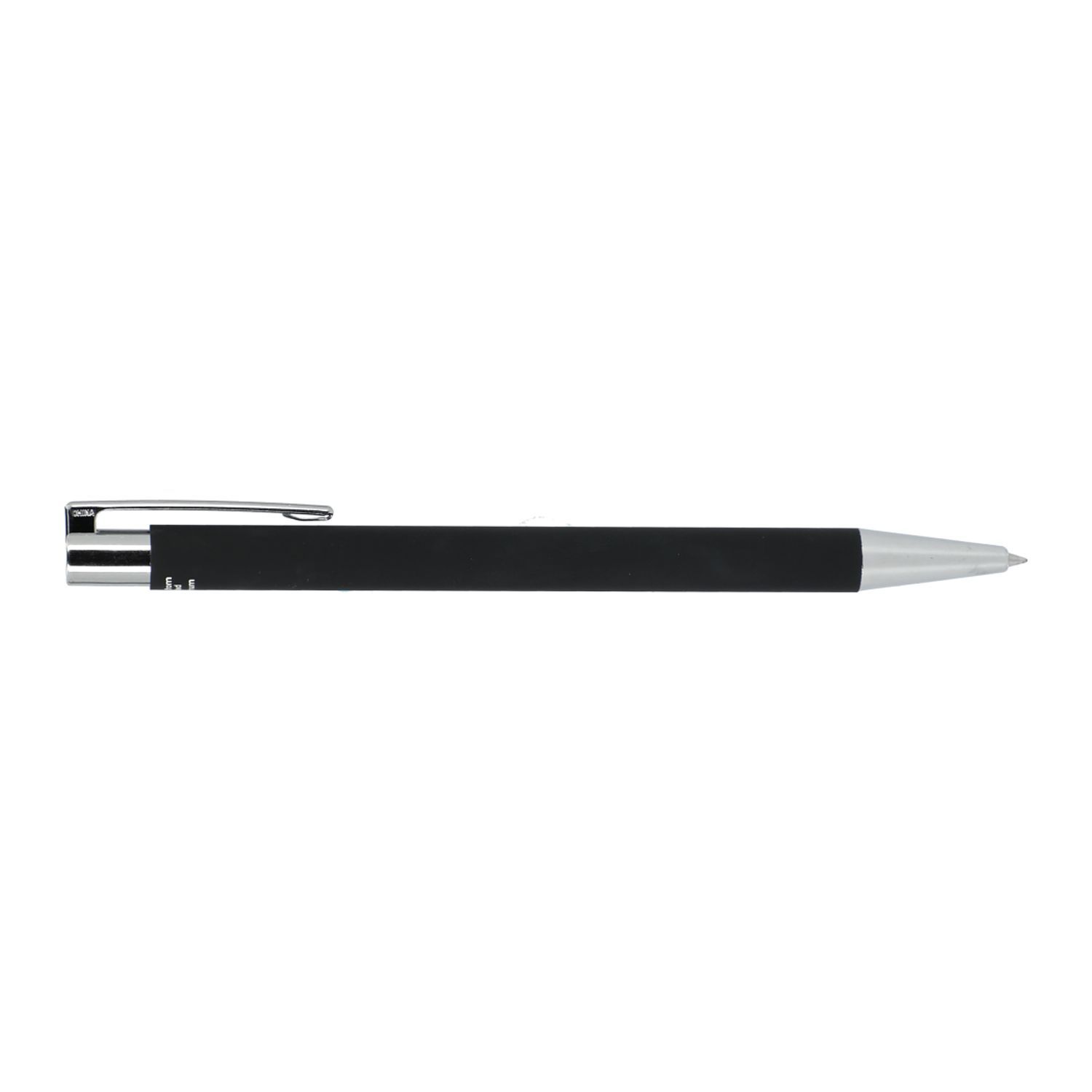 Maxi Recycled Aluminum Soft Touch Gel Pen in Black