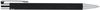 Am image of a Custom Maxi Recycled Aluminum Soft Touch Gel Pen in Black!